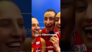 HANDE BALADIN ONCE SAID🤌🏻 keşfet sportsequipment keşfetbeniöneçıkar edit volleyball [upl. by Ephram]