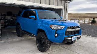 Fitting my lifted Toyota 4Runner TRD Pro into my 7ft Garage [upl. by Esinaej434]