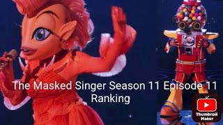 The Masked Singer Season 11 Episode 11 Performance Ranking [upl. by Korey41]