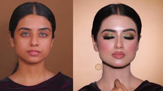 Advance Eye Makeup with Basic Face Makeup Tutorial  Makeup for Beginners  pkmakeupstudio [upl. by Marela653]