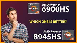 AMD Ryzen 9 6900HS vs AMD Ryzen 9 8945HS Technical Comparison [upl. by Aitselec]