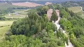 Borgo Laticastelli Country Relais Drone View [upl. by Nellad]