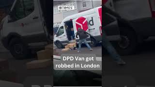 Viral DPD Van Robbery Caught on Camera [upl. by Belayneh]