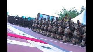 Défilé Militaire lors du 57e anniversaire de l’Indépendance de la Côte d’Ivoire [upl. by Annekcm]