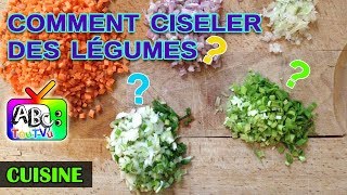 Cuisine  comment ciseler un légume [upl. by Lyrradal]