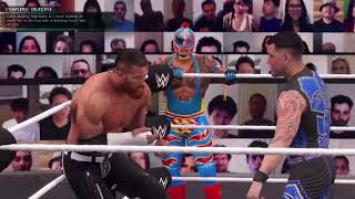 WWE 2K22 FINISHING REY MYSTERIO SHOWCASE AFTER 4HRS [upl. by Mascia907]