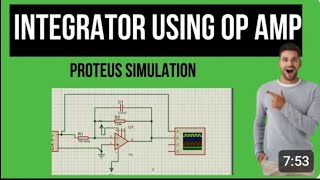 Integrator using op amp [upl. by Eidak]