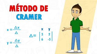 SISTEMA DE ECUACIONES POR MÉTODO DE CRAMER O DETERMINANTES Super fácil  Para principiantes [upl. by Triley]