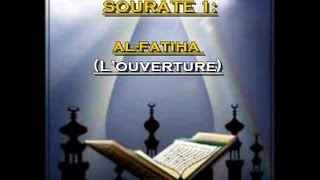 Récitation du Saint Coran Français Arabe  Sourate 1  Al Fatiha [upl. by Lemor]