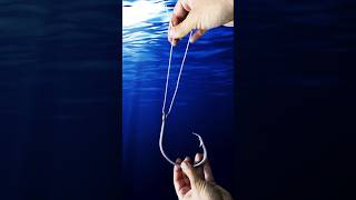 Improved Clinch Knot  1st EASY STRONG fishing knot I learned fishing fishingtips [upl. by Amuh]