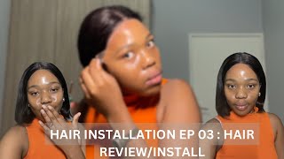 HAIR INSTALLATION EP 03  PrePlugged 12 Inches Bob Wig InstallReview Lets Vent A Lil😅 [upl. by Sinclare]