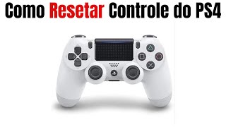 Como Resetar Controle do PS4 [upl. by Gerik901]