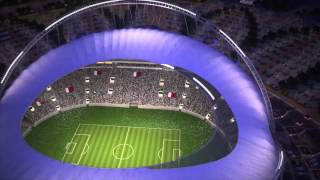 Khalifa International Stadium flythrough [upl. by Cheryl]