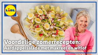 Aardappelsalade met makreel en witlof  Voordelige zomerrecepten van Sandra Ysbrandy [upl. by Lenna]