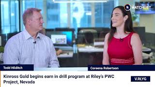 Kinross Gold Launches Drill Program at Riley Golds PWC Project  CEO Todd Hilditch  July 10 2024 [upl. by Avonasac]