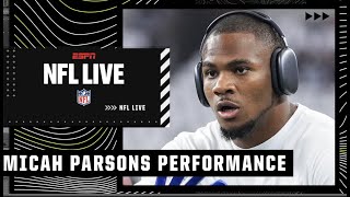 How important was Micah Parsons in Cowboys win over the Bengals  NFL Live [upl. by Ardeid]