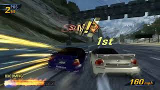 Burnout 3 Takedown  PS2 PCSX2  1080p60 FPS  4173 Racing WT  Continental Run  Race 1 [upl. by Norek]