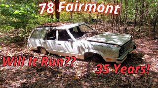 Will This 1978 Fairmont Run After Sitting 35 Years [upl. by Ahtnams]