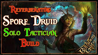 Baldurs Gate 3 Reverberating Spore Druid BUILD  Solo TacticianHonor [upl. by Eaver]