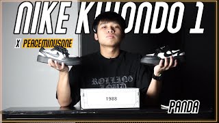 REVIEW NIKE KWONDO 1 X PEACEMINUSONE quotPANDAquot รองเท้าออกใหม่แต่มีการ RESTOCK ในเวลาไม่ถึง 1 เดือน [upl. by Aivatnahs]