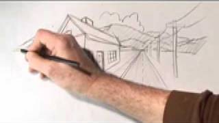 How To Draw One and TwoPoint Perspective with Karl Gude [upl. by Anonyw262]