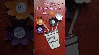 Spooky Halloween craft idea 🎃 diy love cute shorts [upl. by Silrak]