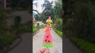 Kind girl eating watermelon ice cream 🍧 watermelon ice cream 🍓 eye candy shorts [upl. by Atok424]