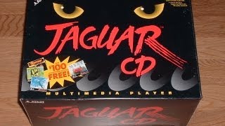 Atari Jaguar CD Video Game Console  James amp Mike [upl. by Ahsekel]