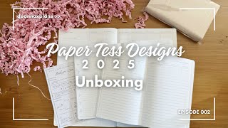 💕📚 Paper Tess Designs 2025 Unboxing [upl. by Jaeger]