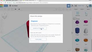 How to share designs in Tinkercad [upl. by Thorncombe410]