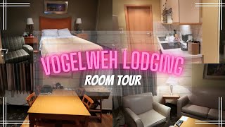 Vogelweh Lodging Military Base in Kaiserslautern Germany Room Tour 1 bedroom [upl. by Suirradal]