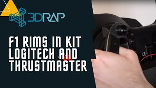 F1 Rims in KIT  Logitech and Thrustmaster adapter [upl. by Nord]