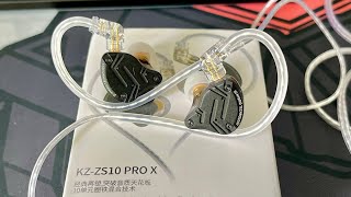 KZZS10 PRO X Unboxing [upl. by Aivilo]