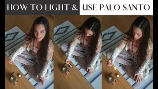 How to burn and use Palo Santo [upl. by Rosanne]