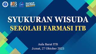 Syukuran Wisuda Oktober SF ITB 2023 [upl. by Meyers]