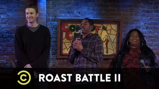 Roast Battle II New York Regionals  Yamaneika Saunders vs JP McDade  Uncensored [upl. by Luhe]