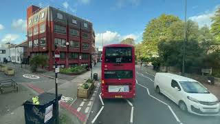 London Bus Ride  Route 159  Streatham Station towards Oxford Circus LT617 [upl. by Ahsiled]