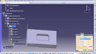 CREATE MACHINING OPERATION IN CATIA [upl. by Penoyer599]