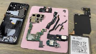 Samsung galaxy S21 Ultra Teardown and Disassembly Repair Guide [upl. by Dripps]