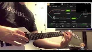 Metallica OF WOLF AND MAN guitar demo using Bias FX 2 mobile [upl. by Dena]