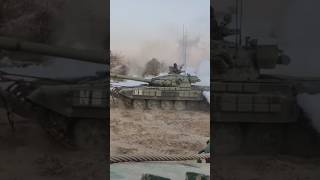 Indian army tank practice training drills army indianarmy ytshorts shortsfeed armylife ladakh [upl. by Nuzzi]