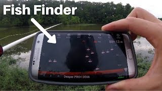 CATCHING FISH using your SMARTPHONE Deeper Pro Sonar [upl. by Gardiner]