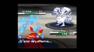 capturando Reshiram pokemon Black [upl. by Body348]