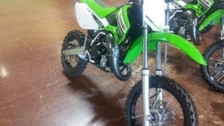 NEW 2012 kawasaki KX65 Pit Bike Walk AroundReview [upl. by Kir]