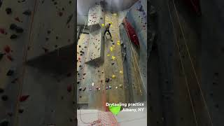 Some dry tooling practice in Albany ahead of winter 2024 [upl. by Suirauqram]