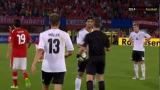 Österreich Deutschland 12 Gottlob ard Highlights WM 2014 Qualifikation [upl. by Ardiedal712]