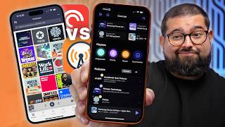 Overcast vs Pocket Casts 2024 Best iPhone Podcast Apps Showdown [upl. by Dualc884]