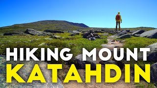 14 Hour Solo Day Hike  Katahdin and the Appalachian Trail [upl. by Correna]