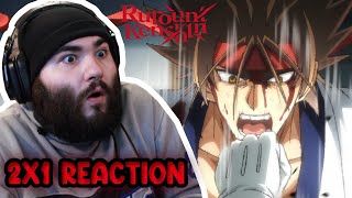 First Time Watching Rurouni Kenshin Season 2 Episode 1 Reaction [upl. by Alberik]