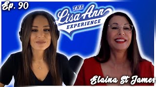 Breaking barriers with Elaina St James Lisa Ann amp Elaina St James on The Lisa Ann Experience [upl. by Ok]